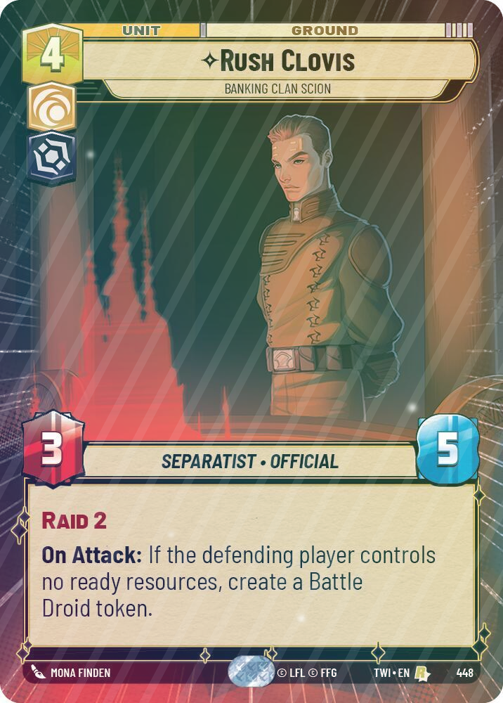 Rush Clovis - Banking Clan Scion (Hyperspace) - Foil