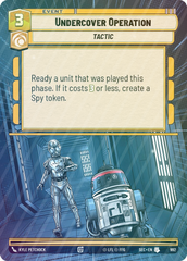 Undercover Operation (Hyperspace Foil) - Foil
