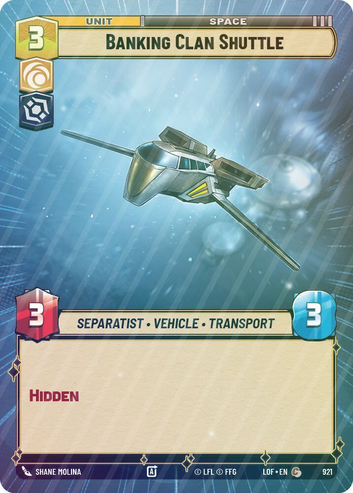 Banking Clan Shuttle (Hyperspace Foil) - Foil