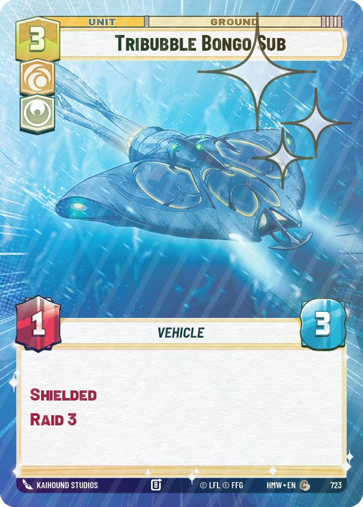 Tribubble Bongo Sub (Hyperspace Foil) - Foil
