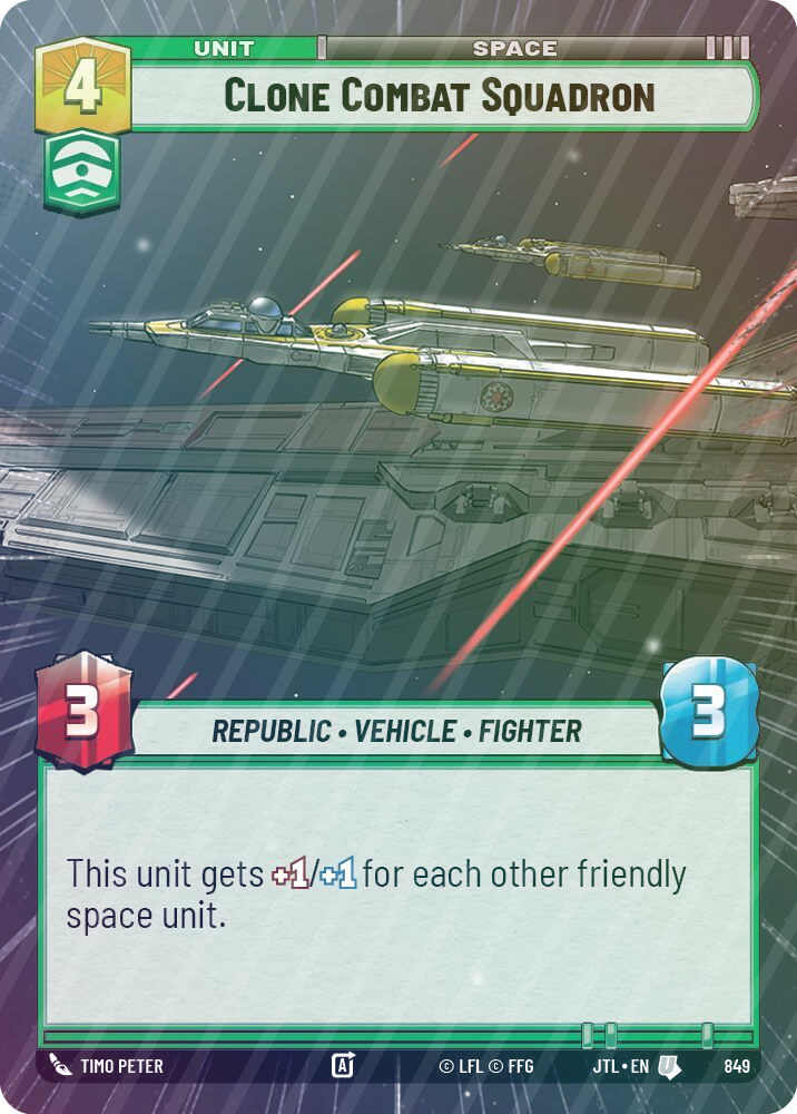 Clone Combat Squadron (Hyperspace Foil) - Foil