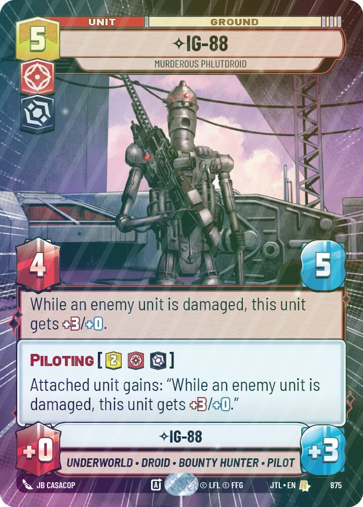 IG-88 - Murderous Phlutdroid (Hyperspace Foil) - Foil