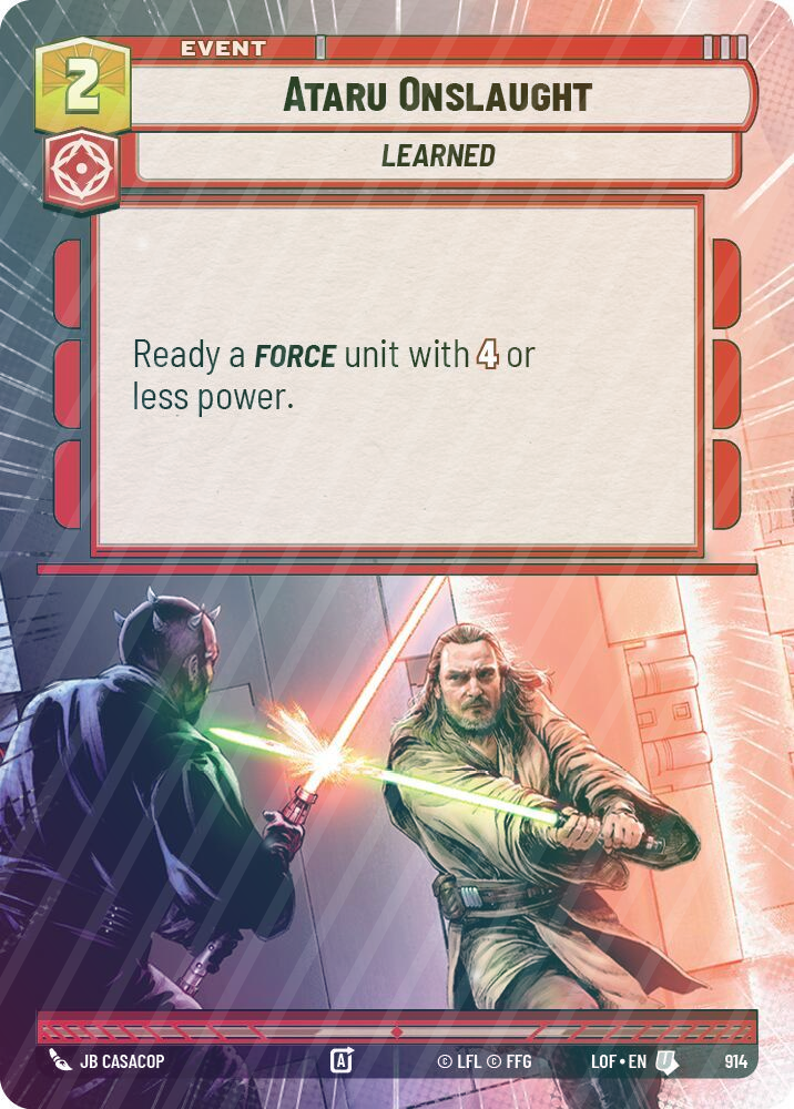 Ataru Onslaught (Hyperspace Foil) - Foil