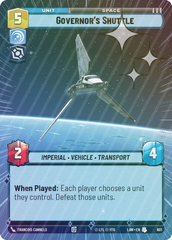 Governor's Shuttle (Hyperspace Foil) - Foil