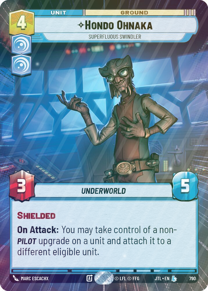 Hondo Ohnaka - Superfluous Swindler (Hyperspace Foil) - Foil