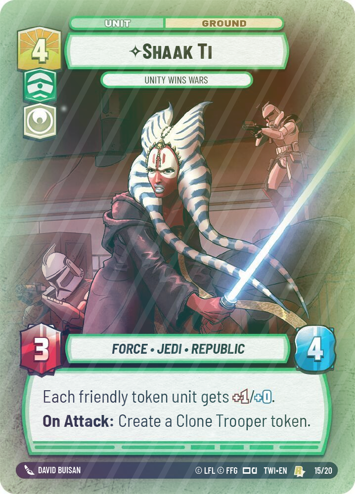 Shaak Ti - Unity Wins Wars - Foil