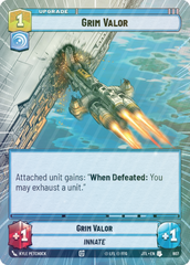 Grim Valor (Hyperspace Foil) - Foil