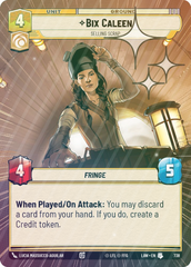 Bix Caleen - Selling Scrap (Hyperspace Foil) - Foil