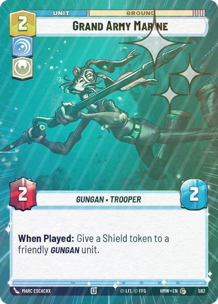 Grand Army Marine (Hyperspace Foil) - Foil