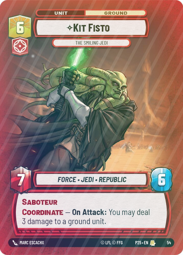 Kit Fisto - The Smiling Jedi - Foil