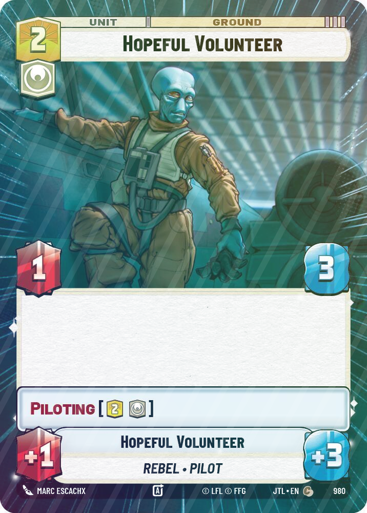 Hopeful Volunteer (Hyperspace Foil) - Foil
