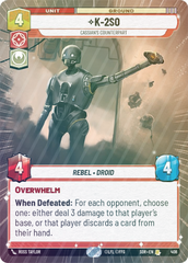 K-2SO - Cassian's Counterpart (Hyperspace) - Foil