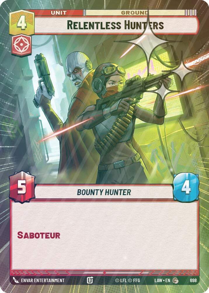 Relentless Hunters (Hyperspace Foil) - Foil