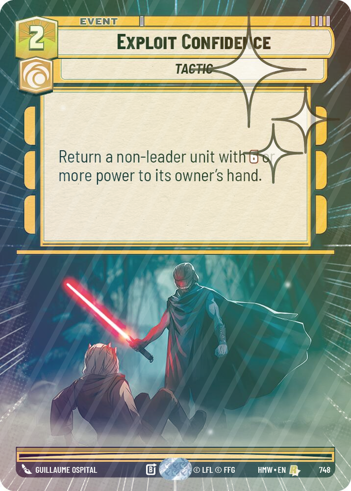 Exploit Confidence (Hyperspace Foil) - Foil