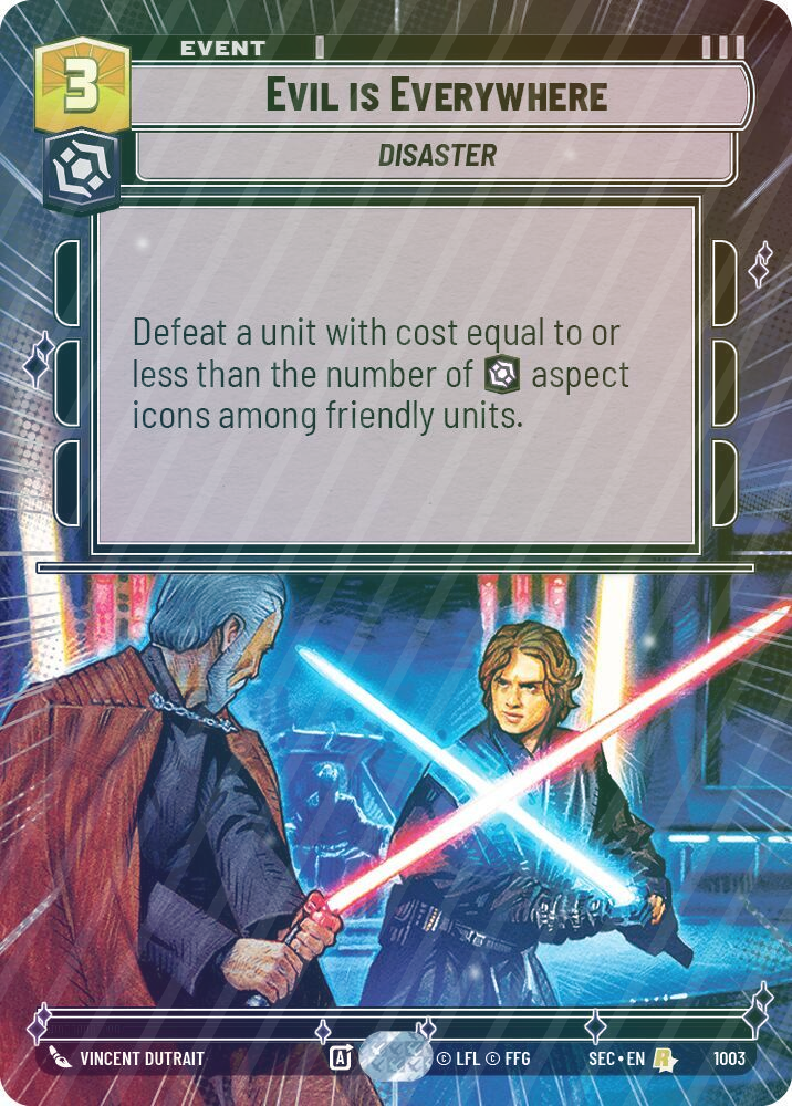 Evil is Everywhere (Hyperspace Foil) - Foil
