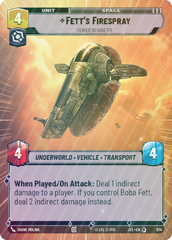 Fett's Firespray - Feared Silhouette (Hyperspace Foil) - Foil
