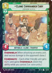 Clone Commander Cody - Commanding the 212th - Foil