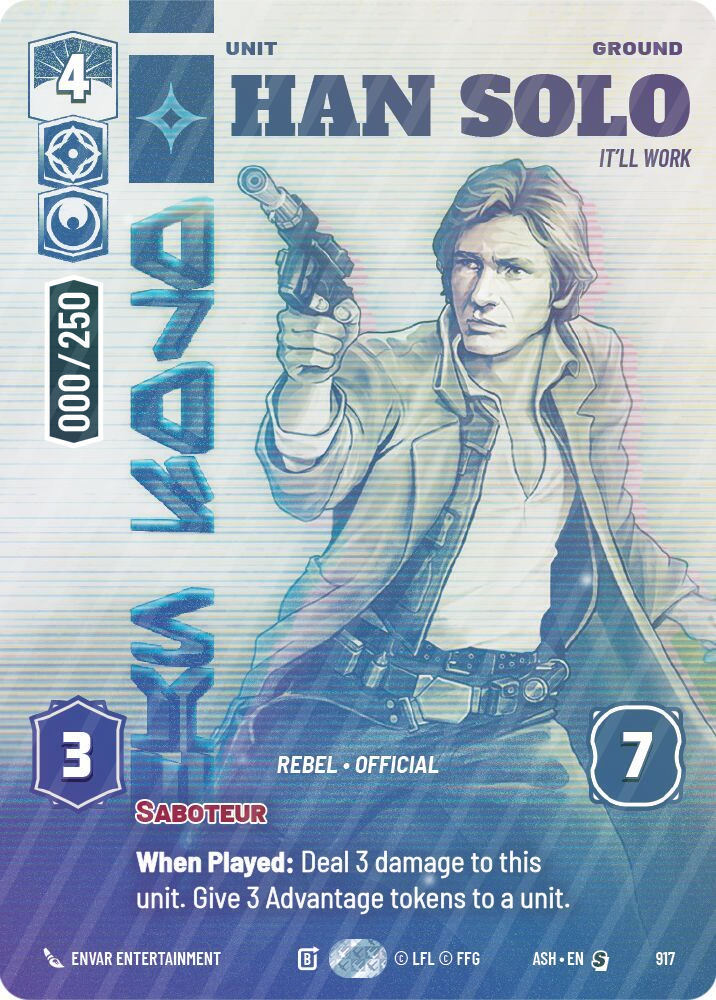 Han Solo - It'll Work (Serialized) - Foil