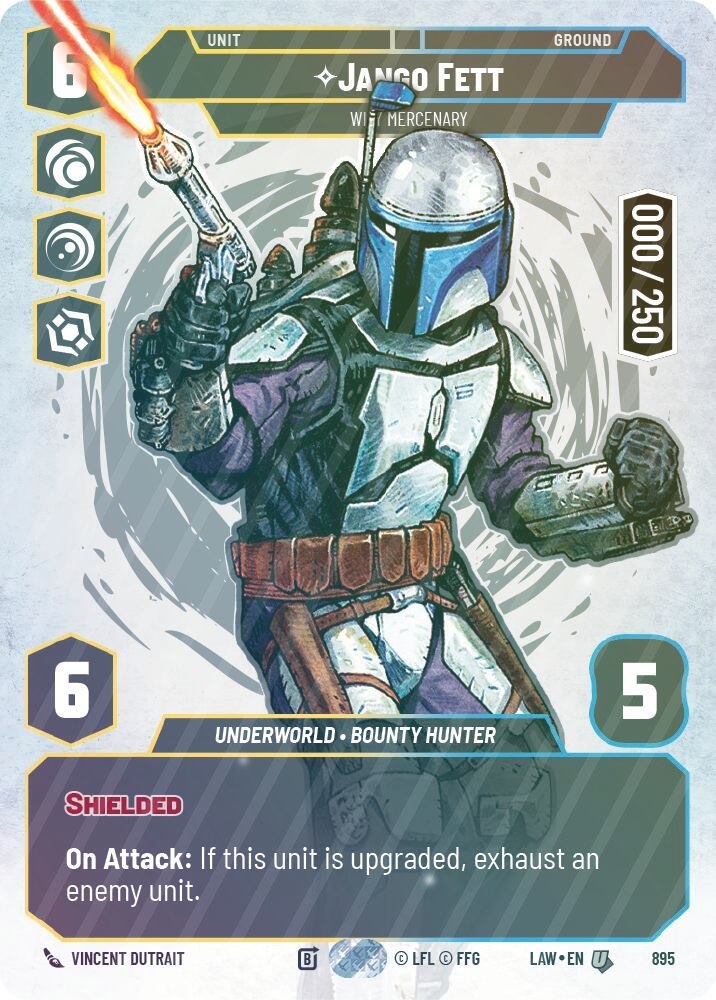 Jango Fett - Wily Mercenary (Serialized) - Foil