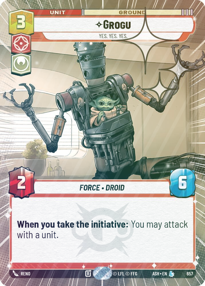 Grogu - Yes. Yes. Yes. (Hyperspace Foil) - Foil