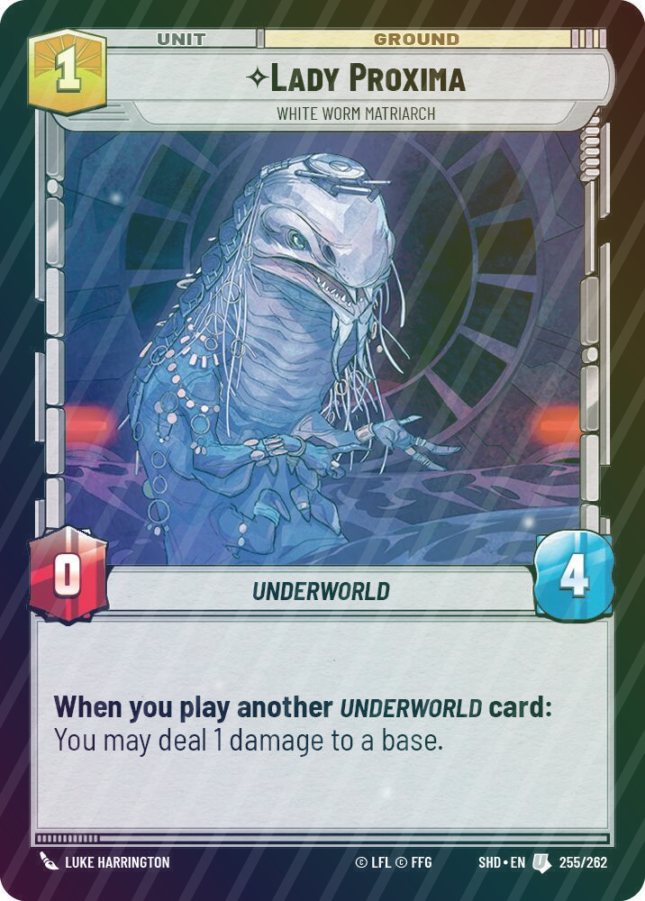 Lady Proxima - White Worm Matriarch - Foil