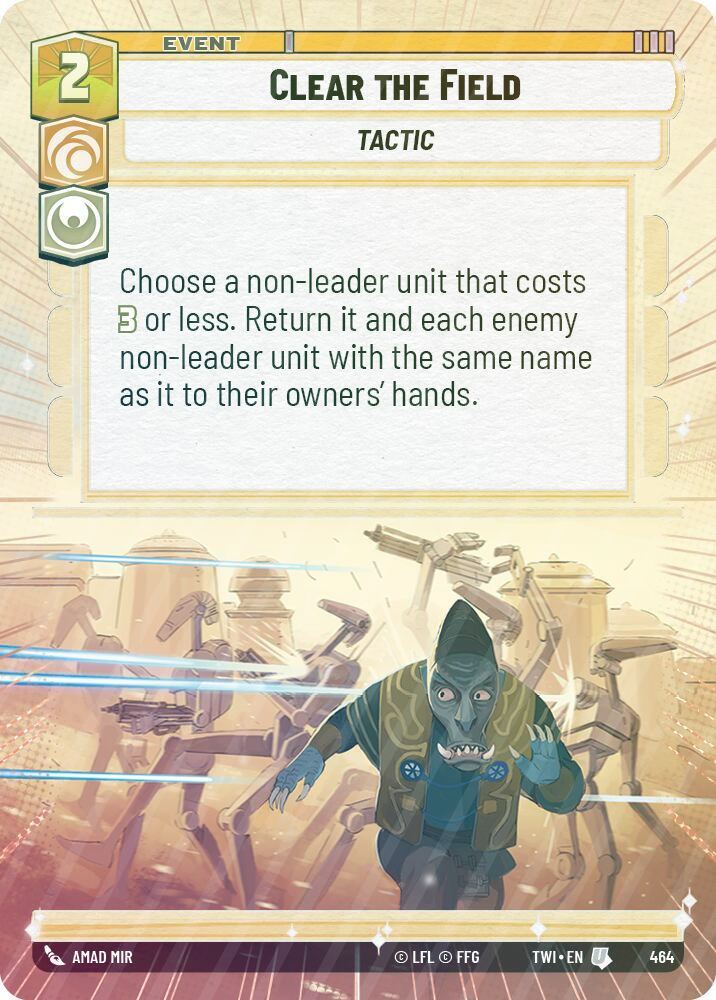 Clear the Field (Hyperspace) - Foil