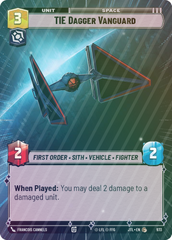 TIE Dagger Vanguard (Hyperspace Foil) - Foil