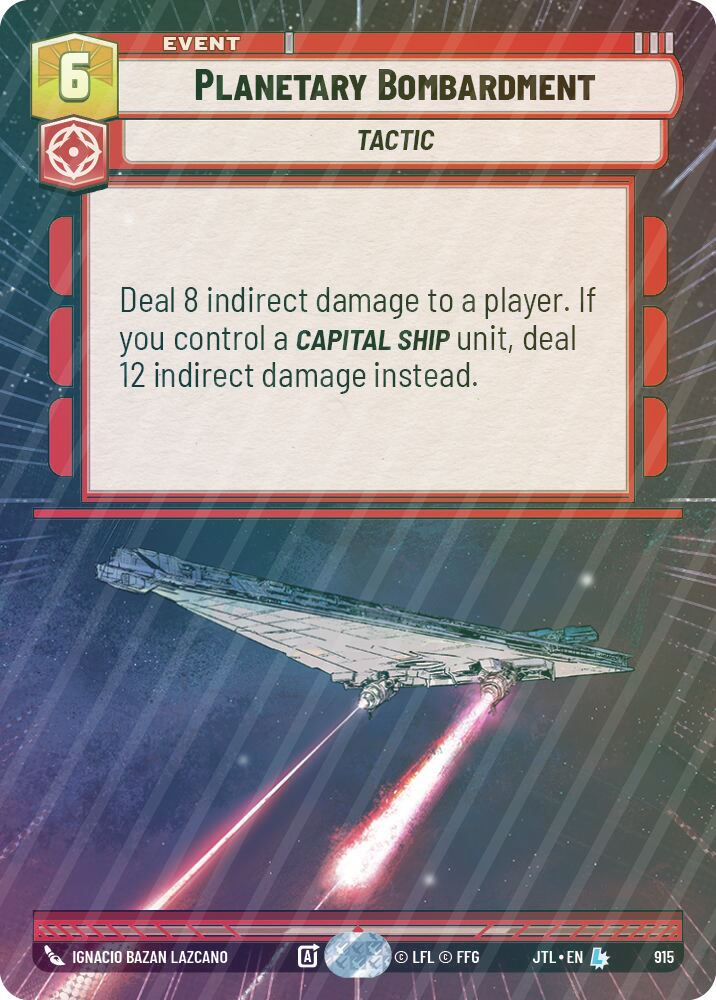 Planetary Bombardment (Hyperspace Foil) - Foil