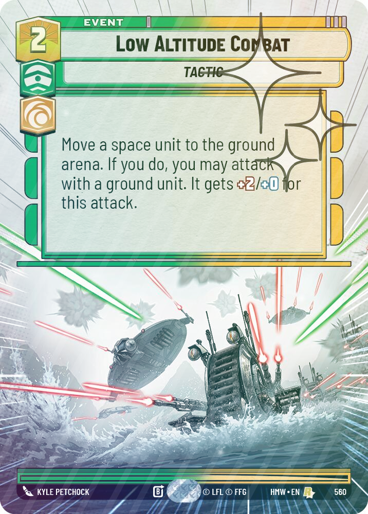 Low Altitude Combat (Hyperspace Foil) - Foil