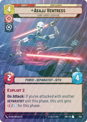 Asajj Ventress - Count Dooku's Assassin (Hyperspace) - Foil