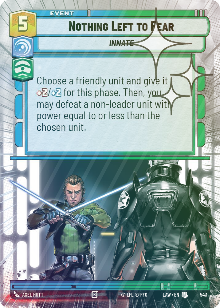 Nothing Left to Fear (Hyperspace Foil) - Foil