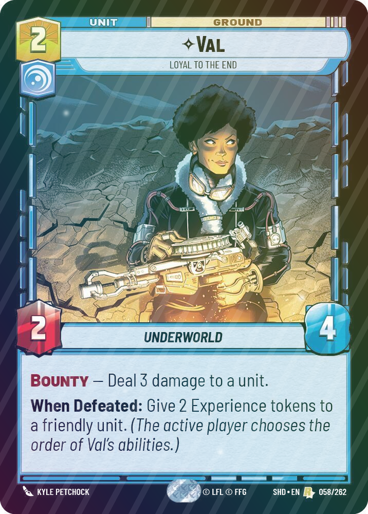 Val - Loyal to the End - Foil