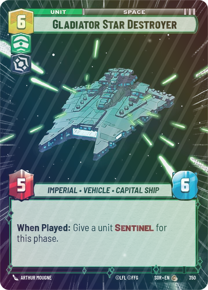 Gladiator Star Destroyer (Hyperspace) - Foil