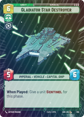 Gladiator Star Destroyer (Hyperspace) - Foil