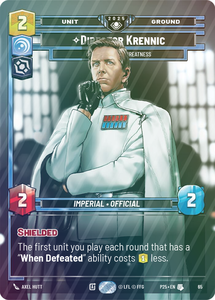 Director Krennic - On the Verge of Greatness - Foil