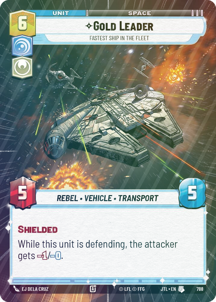 Gold Leader - Fastest Ship in the Fleet (Hyperspace Foil) - Foil