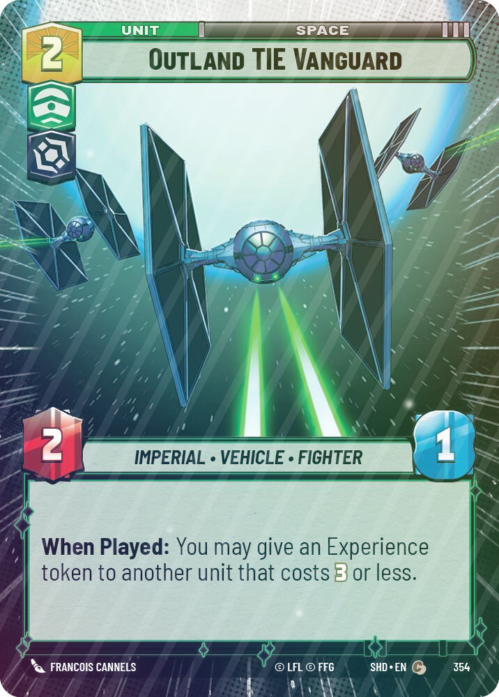 Outland TIE Vanguard (Hyperspace) - Foil