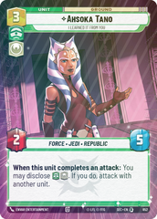 Ahsoka Tano - I Learned It from You (Hyperspace Foil) - Foil