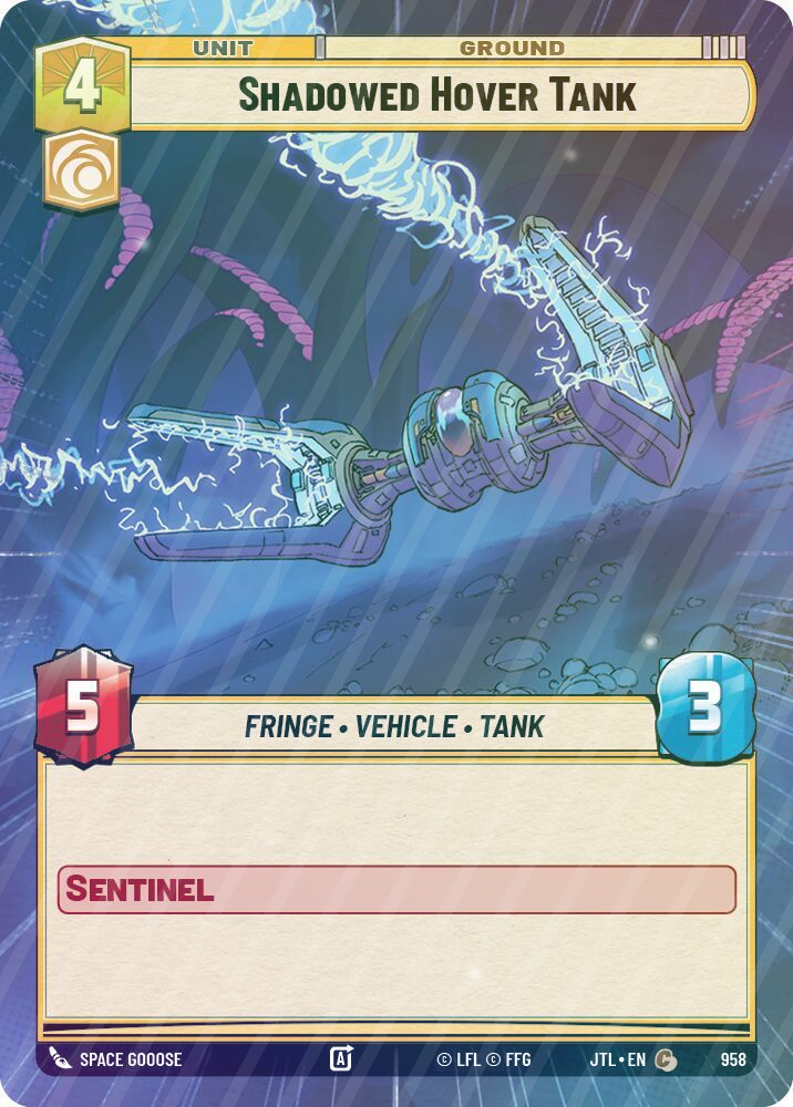 Shadowed Hover Tank (Hyperspace Foil) - Foil