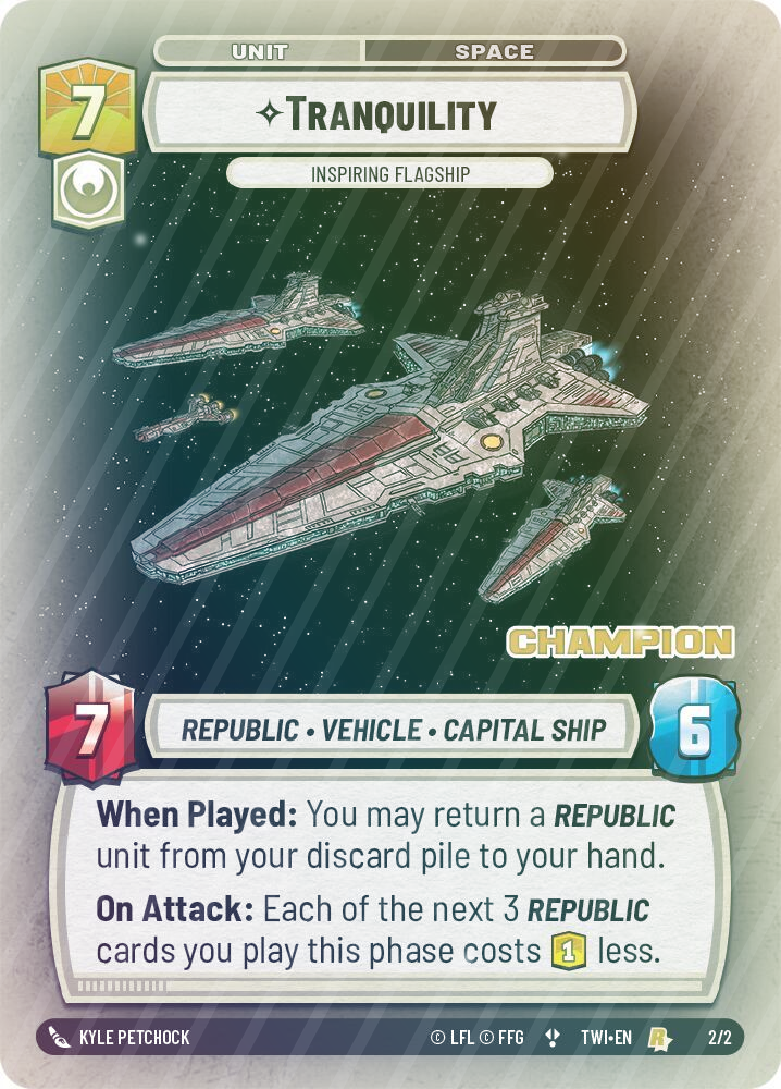 Tranquility - Inspiring Flagship (Champion) - Foil