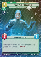 Captain Pellaeon - Plotting from the Shadows (Hyperspace Foil) - Foil