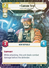 Carson Teva - There's Something Going On (Hyperspace Foil) - Foil