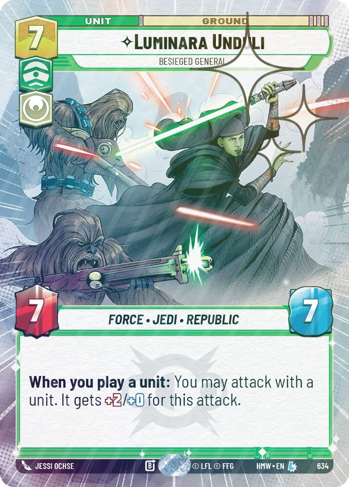 Luminara Unduli - Besieged General (Hyperspace Foil) - Foil