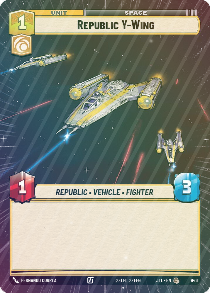 Republic Y-Wing (Hyperspace Foil) - Foil