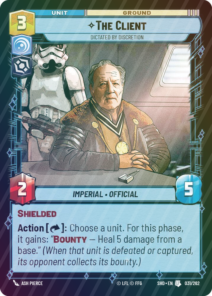 The Client - Dictated by Discretion - Foil