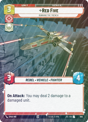 Red Five - Running the Trench (Hyperspace Foil) - Foil