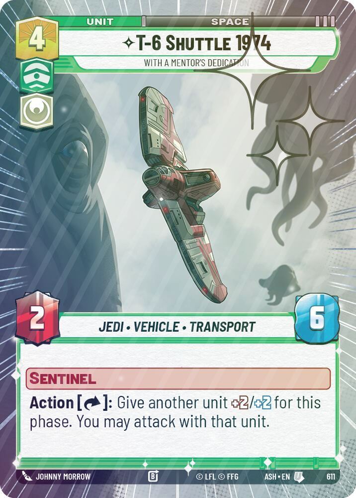 T-6 Shuttle 1974 - With a Mentor's Dedication (Hyperspace Foil) - Foil