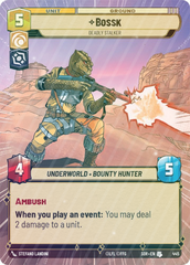 Bossk - Deadly Stalker (Hyperspace) - Foil