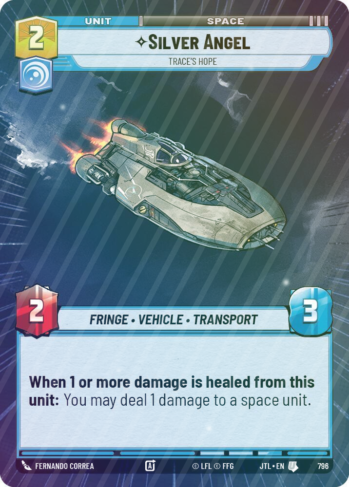 Silver Angel - Trace's Hope (Hyperspace Foil) - Foil