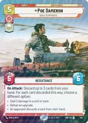 Poe Dameron - Quick to Improvise (Hyperspace) - Foil